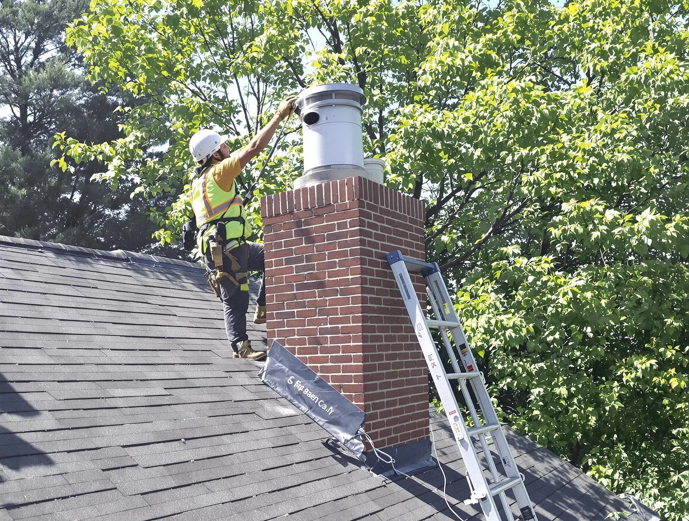 Chimney liner inspection by Mableton Chimney Sweep in Mableton, GA