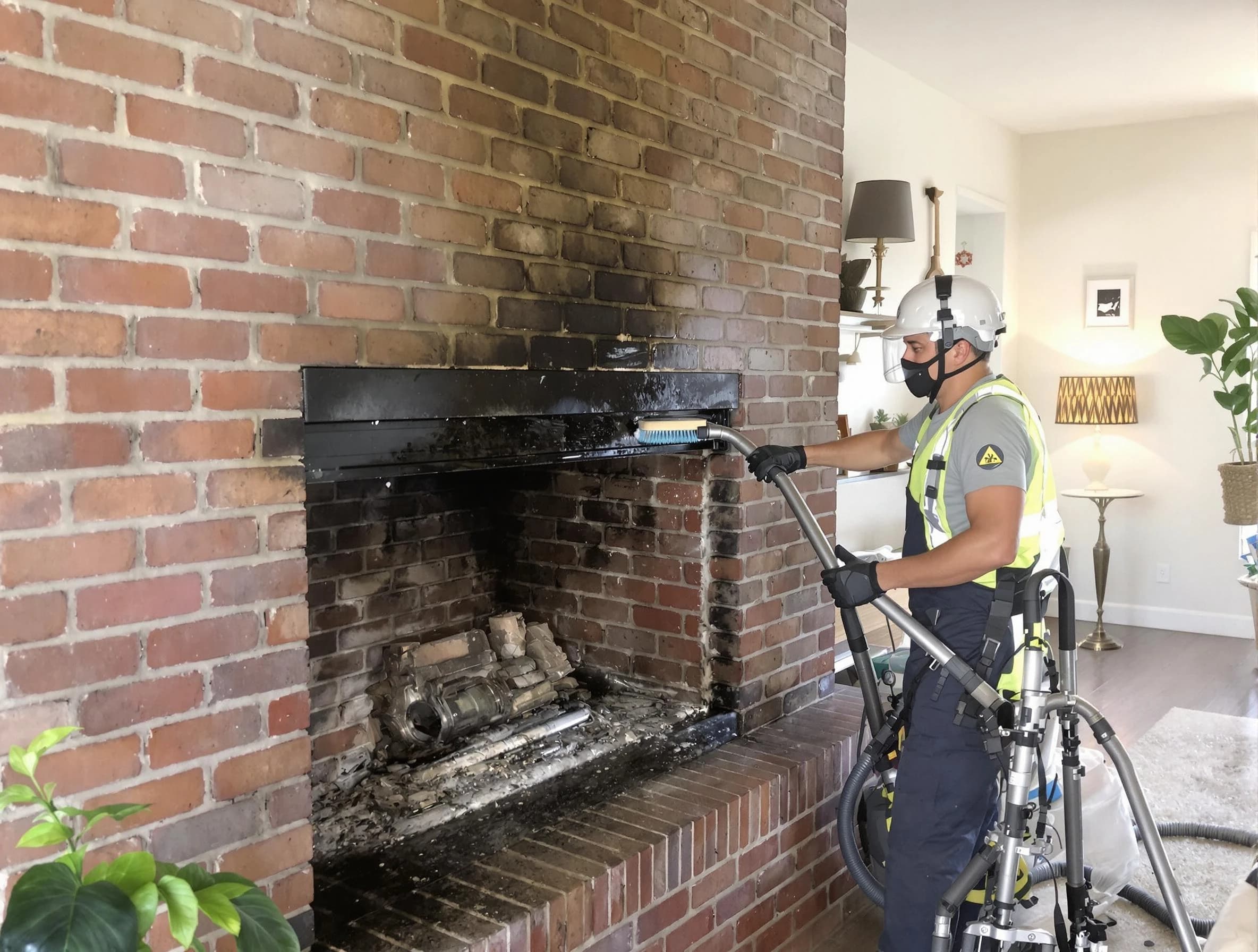 Mableton Chimney Sweep providing fireplace cleaning services in Mableton, GA