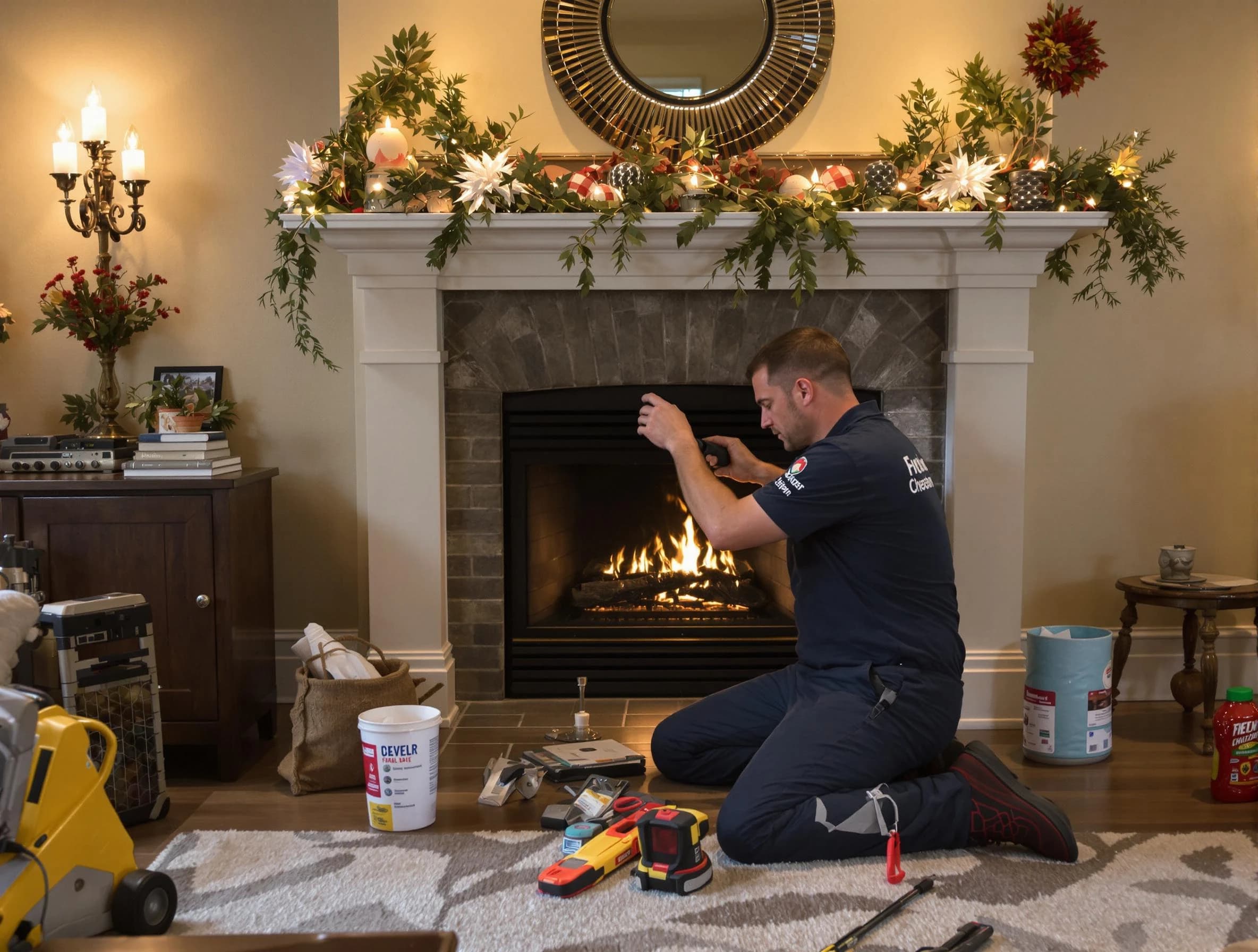 Mableton Chimney Sweep offering fireplace maintenance services in Mableton, GA