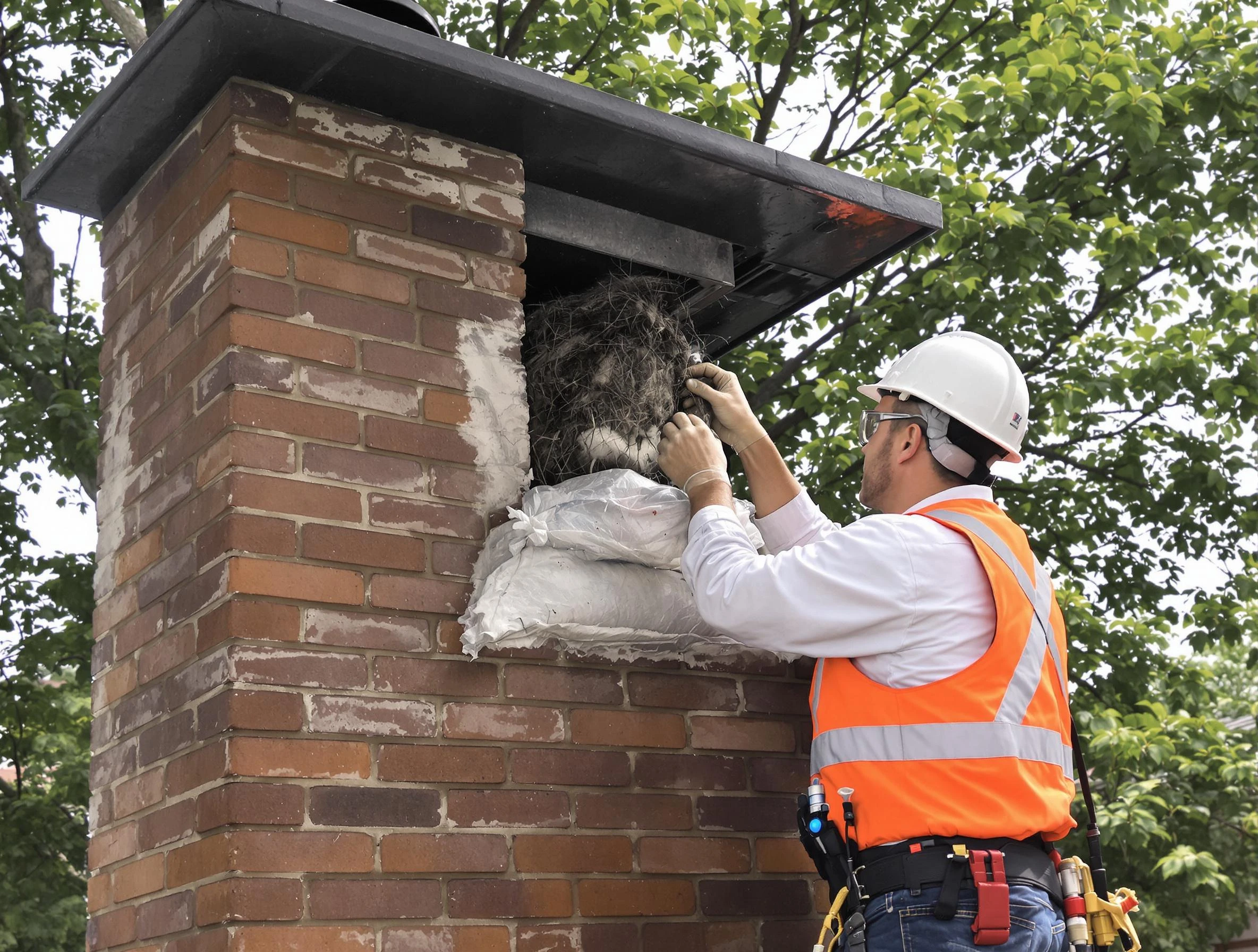 Humane removal of debris and animals by Mableton Chimney Sweep in Mableton, GA