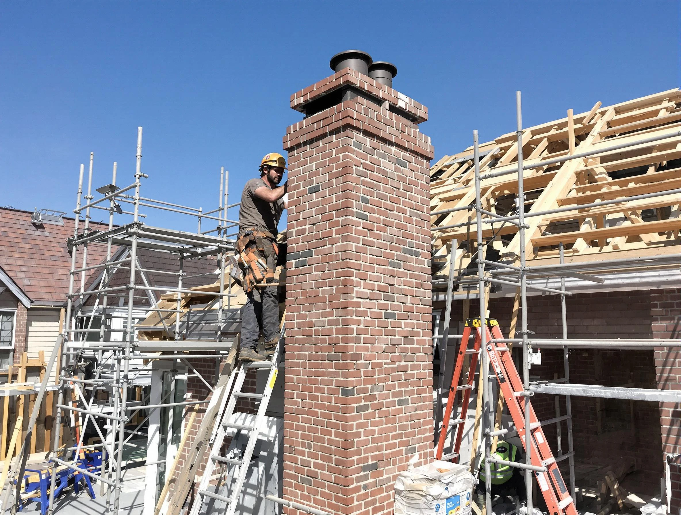 New chimney installation completed by Mableton Chimney Sweep in Mableton, GA